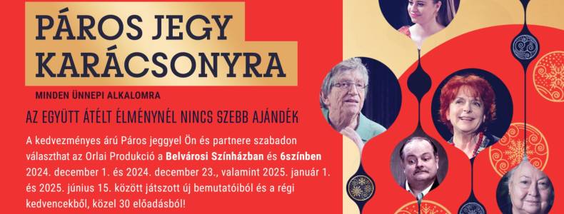 Ismét kapható a Páros jegy!