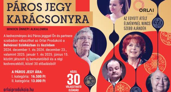 Egész decemberben kapható a páros jegy!